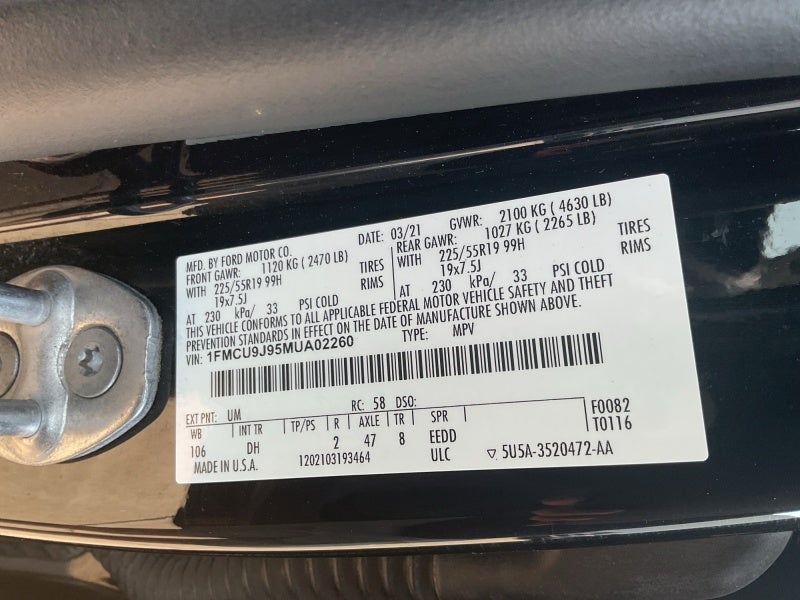 2021 Ford Escape Titanium
