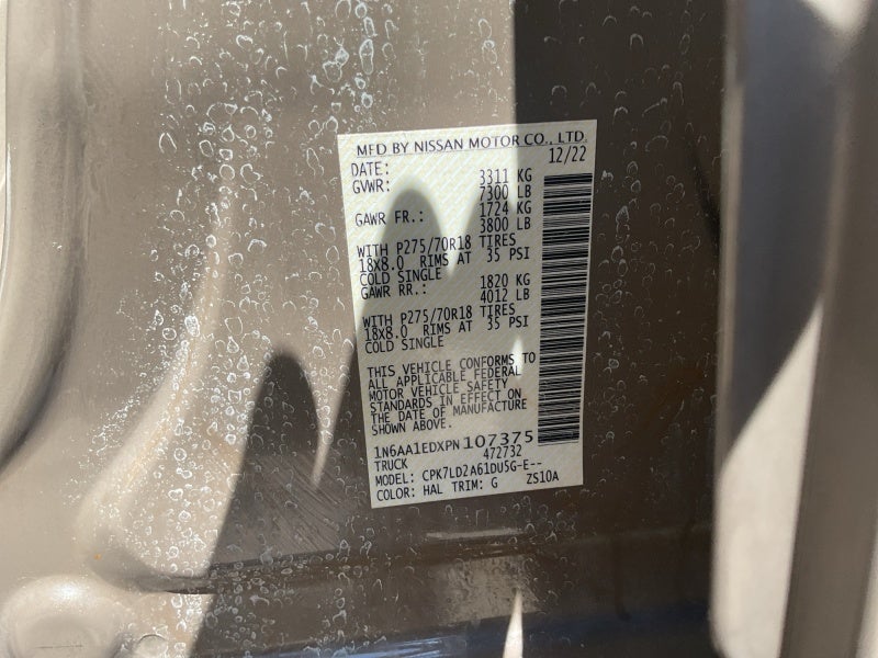 2023 Nissan Titan PRO-4X