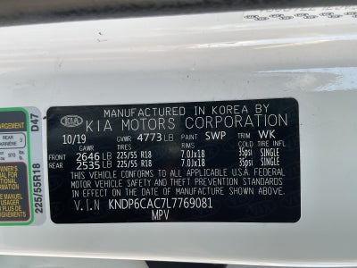 2020 Kia Sportage S