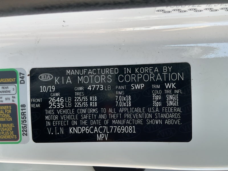 2020 Kia Sportage S
