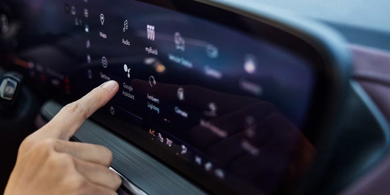 2026 Buick Envision touchscreen infotainment system with connected vehicle features
