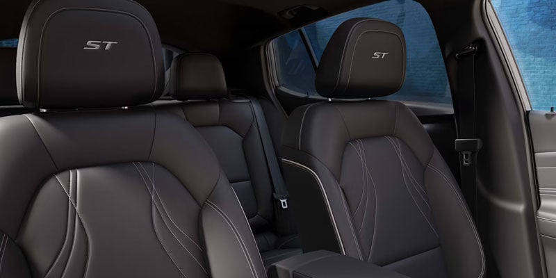2026 Buick Envista ST interior with leather-appointed front seats