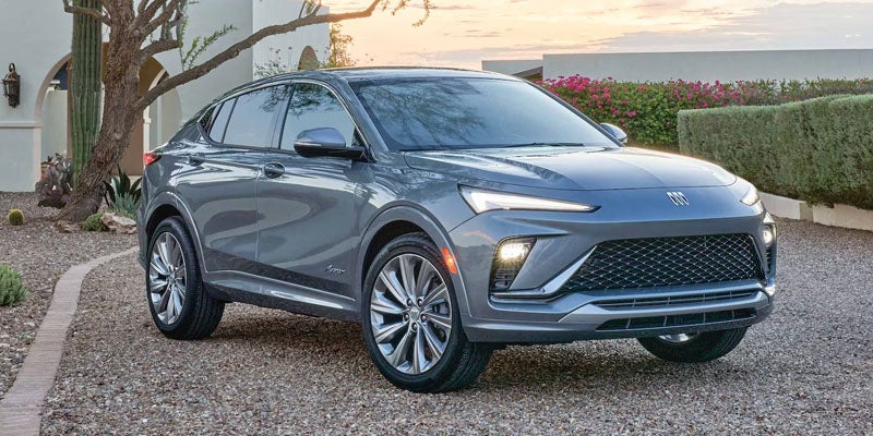 2026 Buick Envista compact SUV shown in a front three-quarter exterior view