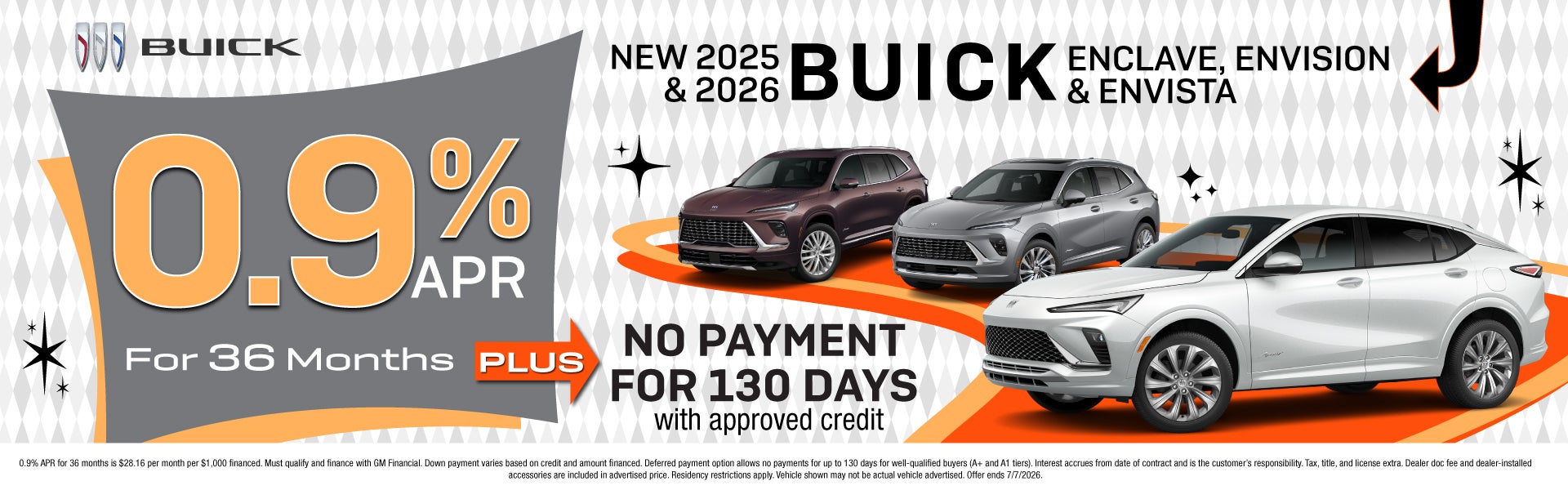 NEW 2025 & 2026 BUICK ENCLAVE, ENVISION & ENVISTA