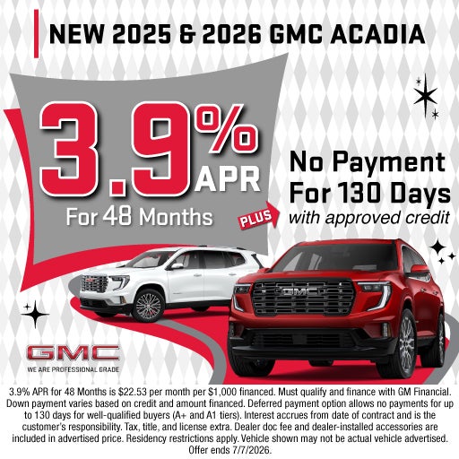 NEW 2025 & 2026 GMC ACADIA