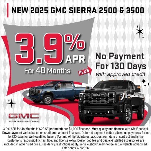 NEW 2025 GMC SIERRA 2500 & 3500
