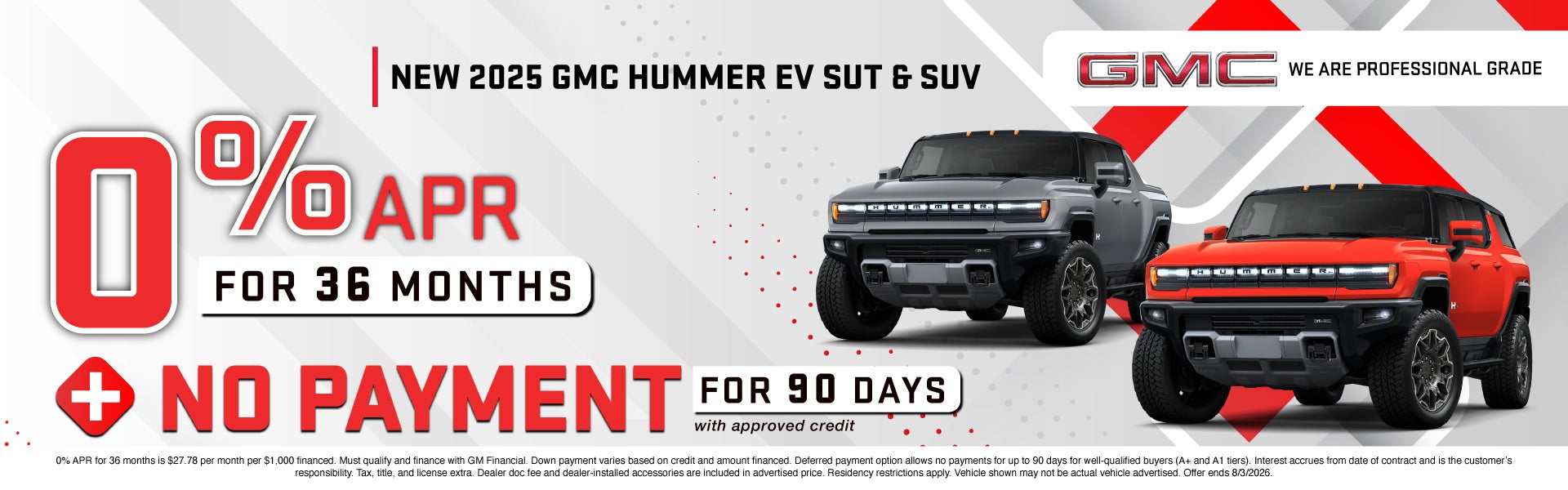 NEW 2025 GMC HUMMER EV PICKUP & SUV