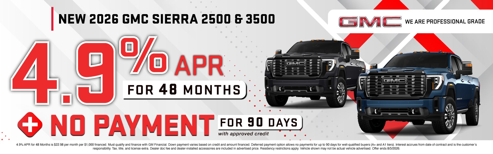 NEW 2026 GMC SIERRA 2500 & 3500