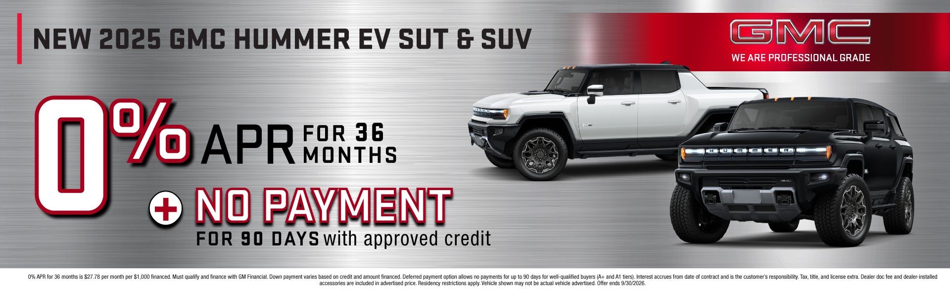 NEW 2025 GMC HUMMER EV PICKUP & SUV