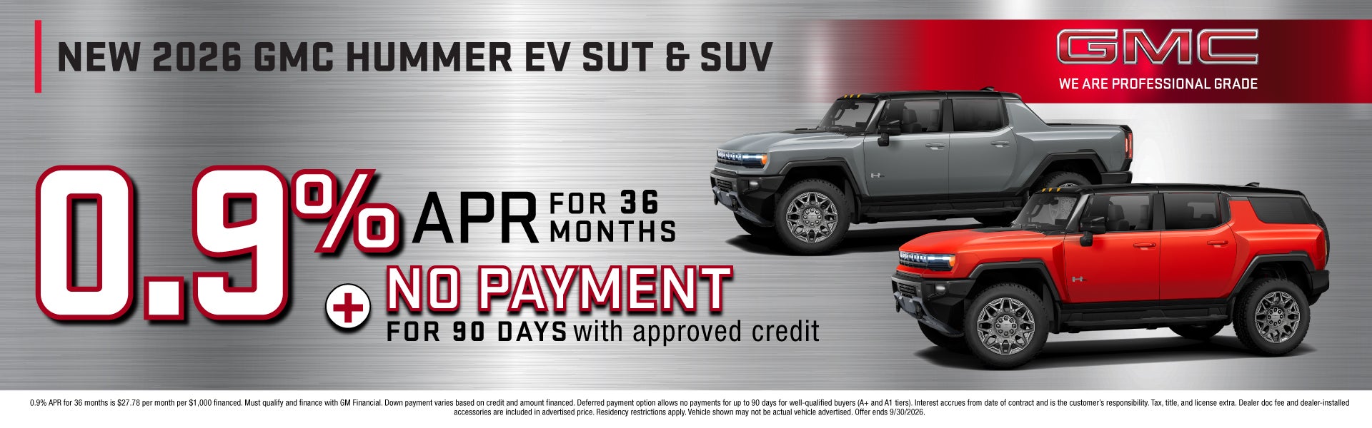 NEW 2026 GMC HUMMER EV PICKUP & SUV