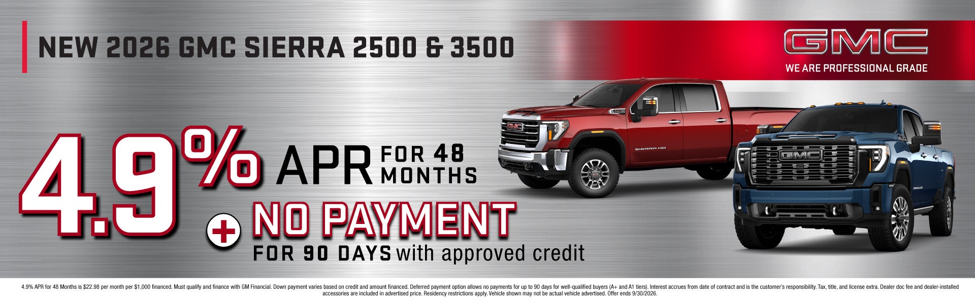 NEW 2026 GMC SIERRA 2500 & 3500