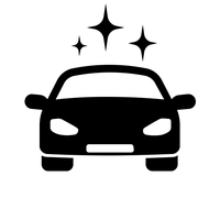 Car Icon With Stars