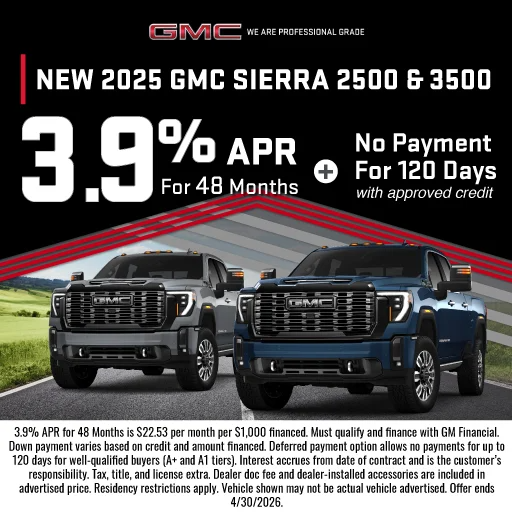 NEW 2025 GMC SIERRA 2500 & 3500