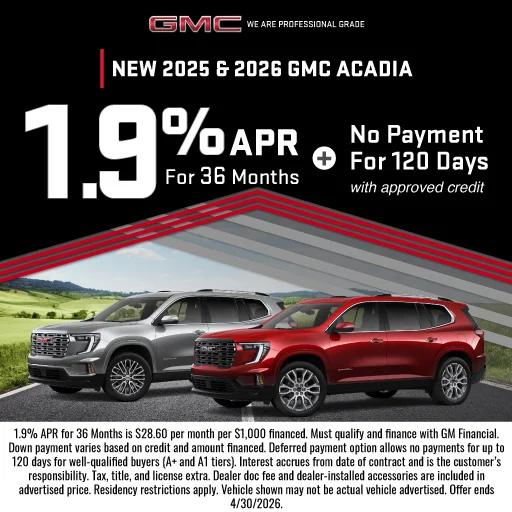 NEW 2025 & 2026 GMC ACADIA