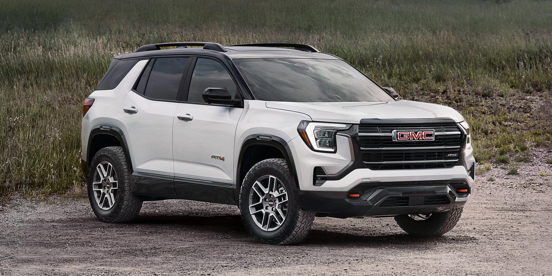 2027 GMC Terrain AT4 AWD showcasing rugged exterior design and off-road capability