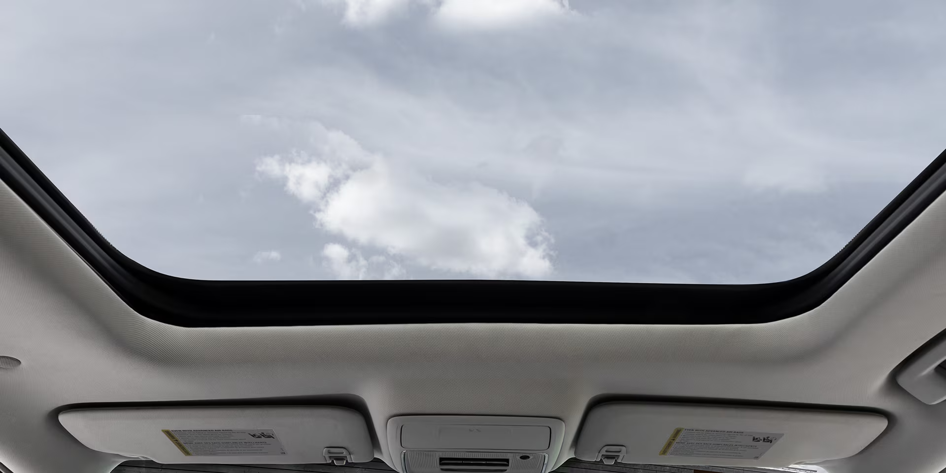 2027 GMC Terrain AWD panoramic sunroof bringing natural light into the cabin